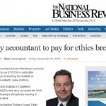 Guilty accountant to pay for ethics breach